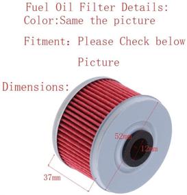 img 1 attached to 🔍 Premium TRX350 Air Filter Replacement for Honda Rancher TRX350FE, FM, TE, TM 2000-2006 – 17254-HN5-670, Complete with Oil Filter & Spark Plug