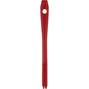 img 1 attached to 🧹 Vikan-44014 Detail Brush: Red, 8" Long Stiff Bristles - Efficient Cleaning Tool