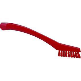 img 3 attached to 🧹 Vikan-44014 Detail Brush: Red, 8" Long Stiff Bristles - Efficient Cleaning Tool