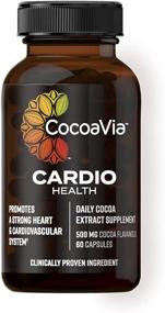 img 4 attached to 🫀 CocoaVia Cardio Health Capsules - Superfood for Healthy Heart, Blood Pressure, and Circulation with Nitric Oxide Boost - Vegan, Plant Based Cocoa Powder - 500mg Cocoa Flavanols - Enhanced Workout & Energy Support - 30 Servings
