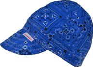 🔵 reversible blue bandana industrial power & hand tools by comeaux caps логотип