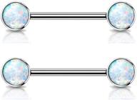 dynamique titanium barbells internally threaded women's jewelry and body jewelry logo