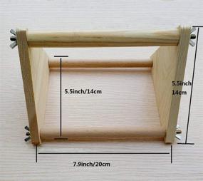 img 2 attached to 🦜 Versatile Parrot Wood Perch for Bird Cage | Perfect for Macaws, African Greys, Cockatoos, and More!