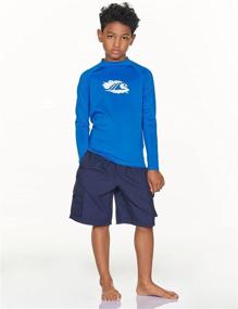 img 1 attached to TSLA Boys UPF 50+ Rash Guard Long Sleeve: Ultimate UV Sun Protection for Water Activities