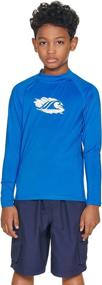 img 3 attached to TSLA Boys UPF 50+ Rash Guard Long Sleeve: Ultimate UV Sun Protection for Water Activities