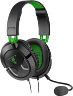 🎮 turtle beach recon 50 xbox gaming headset: compatible with xbox series x, xbox series s, xbox one, ps5, ps4, playstation, nintendo switch, mobile & pc - 3.5mm, removable mic, 40mm speakers - black logo