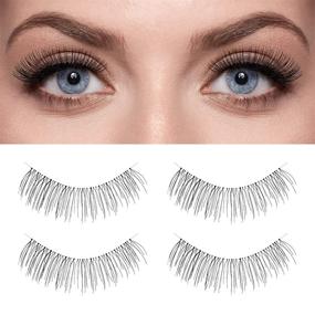 img 2 attached to Adecco LLC Eyelashes Transparent Classical