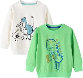 img 4 attached to 👕 ALI SEA Boys' Clothing: Toddler Sweatshirts Pullover