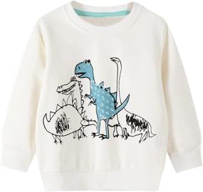 img 2 attached to 👕 ALI SEA Boys' Clothing: Toddler Sweatshirts Pullover