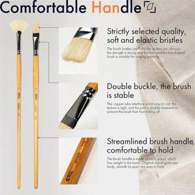 img 1 attached to ARTIFY 15-Piece Professional Paint Brush Set: Ideal for Oil Painting, Complete with Free Carrying Box