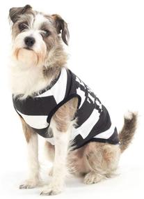 img 2 attached to Adorable Convict Dog Shirt - Halloween Costume for Jailbird Pups with Attitude