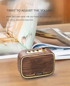 img 2 attached to 🎶 Inwa Retro Bluetooth Speaker: Classic Style Portable Wireless Loud Volume Speaker for Home, Office, Kitchen, Party, Travel & Outdoor - 5W