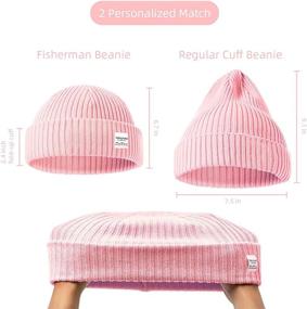 img 1 attached to 🎩 Zowya Fisherman Beanie vs Regular Cuff Knit Beanie: Find the Perfect Hat for Men & Women