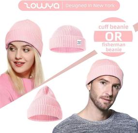 img 3 attached to 🎩 Zowya Fisherman Beanie vs Regular Cuff Knit Beanie: Find the Perfect Hat for Men & Women