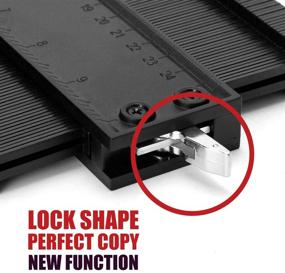 img 2 attached to Saker Contour Gauge: The Must-Have Tool for DIY Handymen 🛠️ - Accurate Irregular Shape Duplicator and Profile Tool (10 Inch+5 Inch)