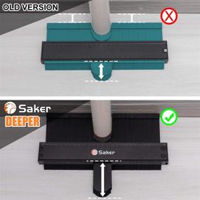 img 3 attached to Saker Contour Gauge: The Must-Have Tool for DIY Handymen 🛠️ - Accurate Irregular Shape Duplicator and Profile Tool (10 Inch+5 Inch)