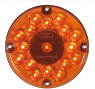 🚌 maxxima m90081y 7-inch round amber park/turn bus light logo