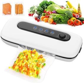 img 4 attached to 🔒 Adjustable Suction Vacuum Sealer Machine for Food Preservation - One-Touch Operation, Dry & Moist Modes, Ideal for Food Sealing