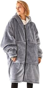 img 4 attached to Weighted Blanket Sweatshirt Traveling Activities