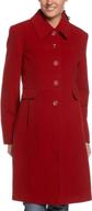 🧥 levine women's single breasted scarlet coat: a perfect addition to your women's clothing collection logo