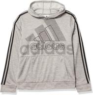 👕 adidas boys athletic pullover hoodie: top-notch activewear for boys logo