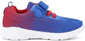 img 3 attached to 👟 Mallofusa Toddler Running Shoes: Lightweight, Breathable Sneakers for Boys and Girls. Ideal for Running, Walking, and Sports Activities - Washable Strap and Athletic Design