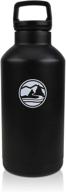 tahoe trails 64 oz black water bottle for enhanced seo logo