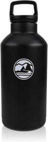img 4 attached to Tahoe Trails 64 oz Black Water Bottle for Enhanced SEO