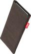 fitbag jive brown custom tailored sleeve for apple iphone xr logo