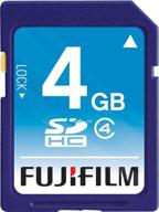 💾 флэш-карта памяти fujifilm объемом 4 гб sdhc class 4 - надежное хранилище для всех ваших данных логотип