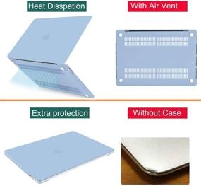 img 3 attached to 💙 MOSISO MacBook Pro 16 inch Case 2020 2019 Release A2141 - Ultra Slim Protective Hard Shell Case with Keyboard Cover Skin in Airy Blue