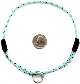 img 4 attached to 🐶 Blue-Eyed National Leash Mountain Rope Dog ID Collar - Medium Size (14"-20") Ultra Lite