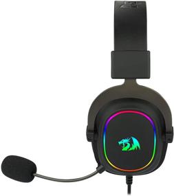 img 3 attached to 🎧 Гарнитура Redragon H510 Zeus-X RGB с подключением по проводу для игр - объемный звук 7.1 - драйверы аудио 53 мм с амбушюрами из памяти и покрытием из прочной ткани - многофункциональные наушники для разных платформ - питание через USB для ПК/PS4/NS.