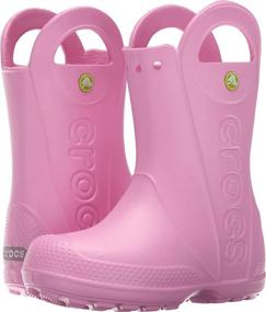 img 2 attached to 👢 Детские унисекс ботинки Crocs Handle - сапоги для мальчиков