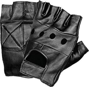 img 1 attached to Shaf International Leather Fingerless Glove