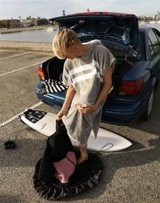 img 1 attached to Stevie's Ultimate Surfer's Wetsuit Changing Mat & Waterproof Dry-Bag: Built to Last