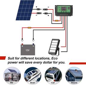 img 3 attached to 🔌 JHBOX 10AWG 20ft Solar Cable Connector: Extend Solar Panels Effortlessly with Male and Female Connectors, TUV Certified for Commercial Roof and Housing, Includes Panel Adaptor Kit - DIY Solar Panel Kits!