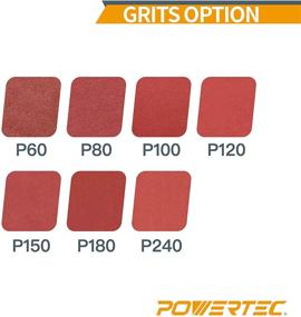 img 3 attached to 🪚 10-Pack POWERTEC 110580 9-Inch PSA 80 Grit Aluminum Oxide Adhesive Sanding Discs: Efficient Sanding Solution