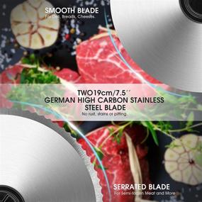 img 3 attached to 🔪 MIDONE 200W Electric Meat Slicer with Dual Detachable 7.5’’ Stainless Steel Blades and Food Carriage, Child Lock Protection, Adjustable Slicing Thickness of 0-15mm