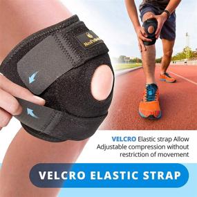 img 1 attached to 🏋️ NeoProMedical Professional Knee Brace - Compression Sleeve Support for Men and Women with Side Stabilizers - Breathable Elasticated Pad for Running and Hiking - 1 Pc