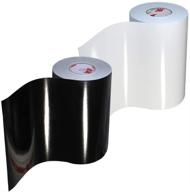 🎨 oracal 651 multi-color vinyl starter kit - 12" x 5ft 2-roll bundle (gloss black/white) - ultimate vinyl crafting set logo