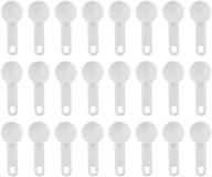 24-pack teaspoon measuring spoons: 5 ml / 5 cc scoops for spice bottle fit logo