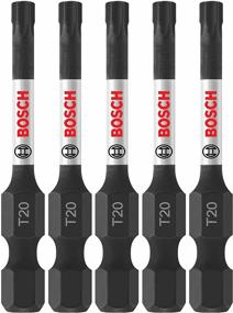 img 4 attached to 🔧 BOSCH ITT20205 Impact Tough Torx #20 Power Bits - 5 pc. Set for Ultimate Versatility