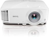 🖥️ enhanced benq mh733 1080p business projector, 4000 lumens for optimal viewing in lighted environments, 16,000:1 high contrast ratio for sharp image quality, keystone function for flexible setup logo
