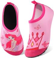 👣 non-slip kids water shoes: quick-dry aqua socks for beach, swim, and walking logo