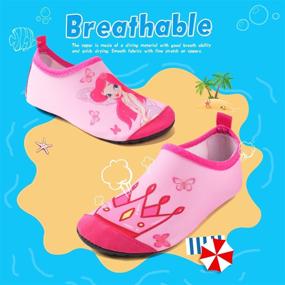img 3 attached to 👣 Non-Slip Kids Water Shoes: Quick-Dry Aqua Socks for Beach, Swim, and Walking