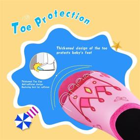 img 1 attached to 👣 Non-Slip Kids Water Shoes: Quick-Dry Aqua Socks for Beach, Swim, and Walking