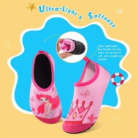 img 2 attached to 👣 Non-Slip Kids Water Shoes: Quick-Dry Aqua Socks for Beach, Swim, and Walking