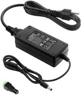 💡 alitove dc 12v 5a power supply adapter converter transformer ac 100-240v input with 5.5x2.1mm dc output jack for 5050 3528 led strip module light логотип