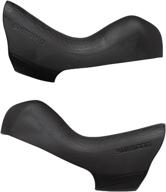 🚴 enhance your cycling experience with shimano sti lever hoods black, ultegra st-6800, pair logo